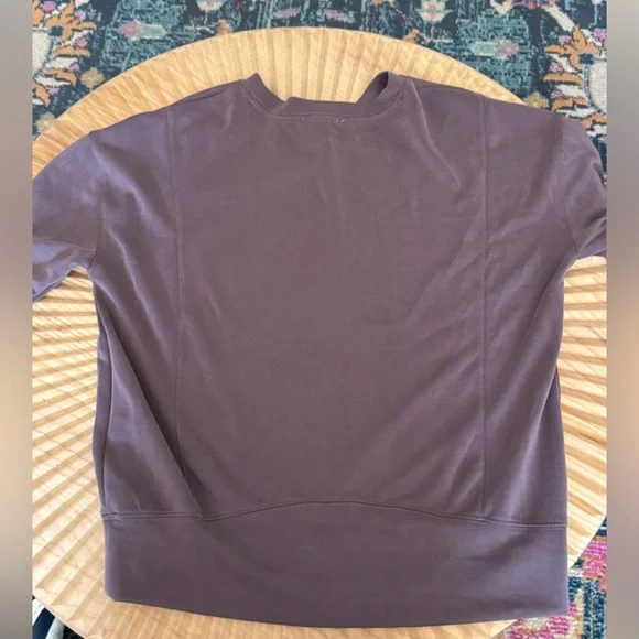 Maurice’s Cloud Scuba Knit Crew Neck Sweatshirt size M Purple - Picture 6 of 7